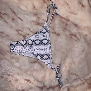 SHEIN Snake Pattern Bikini Bottom